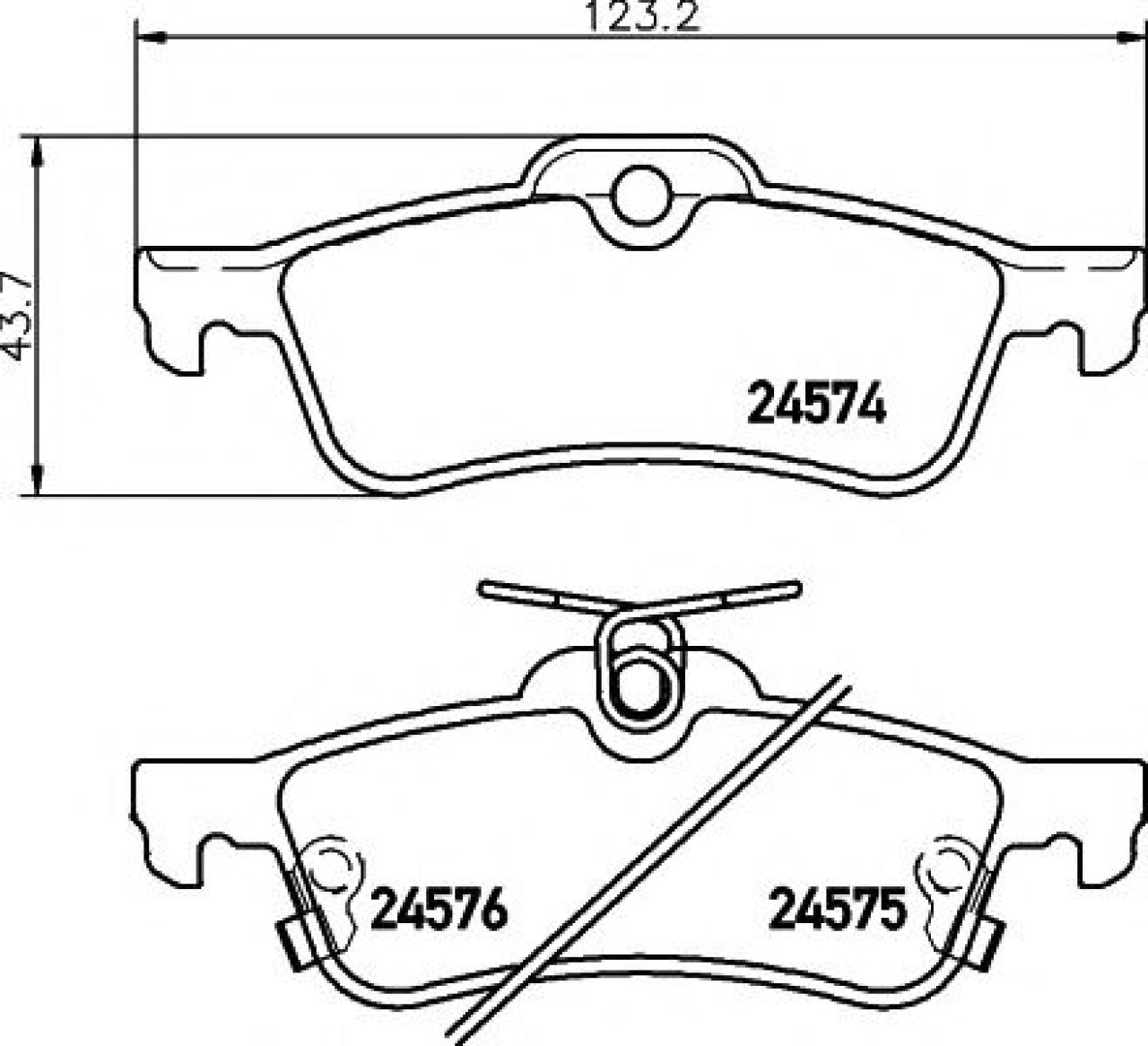 Set placute frana,frana disc TOYOTA YARIS (P13) (2010 - 2016) TEXTAR 2457401 piesa NOUA