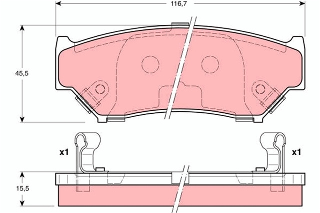 Set Placute Frana,frana Disc Trw Suzuki GDB3182