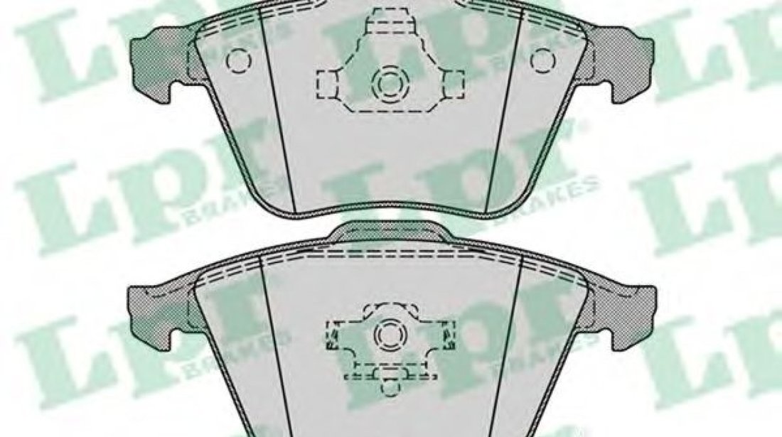 Set placute frana,frana disc VOLVO C30 (2006 - 2012) LPR 05P1277 piesa NOUA