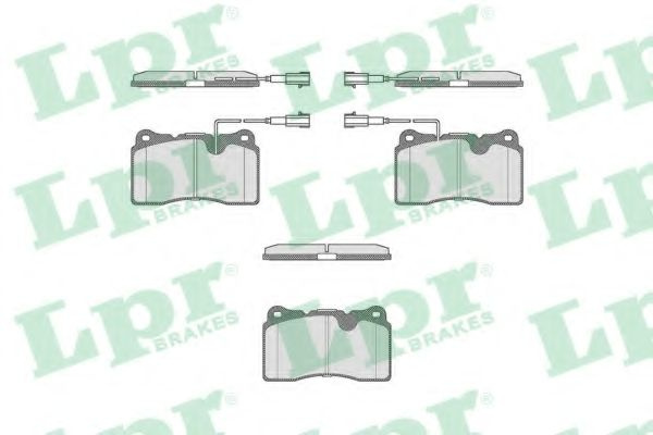 Set placute frana,frana disc VOLVO S60 I (2000 - 2010) LPR 05P674 piesa NOUA