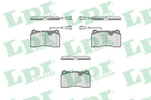 Set placute frana,frana disc VOLVO S60 I (2000 - 2010) LPR 05P674 piesa NOUA