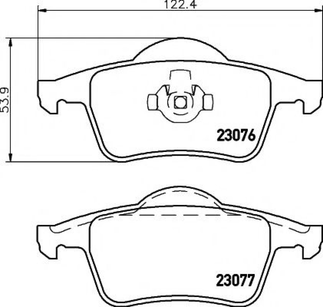 Set placute frana,frana disc VOLVO S60 I (2000 - 2010) TEXTAR 2307602 piesa NOUA