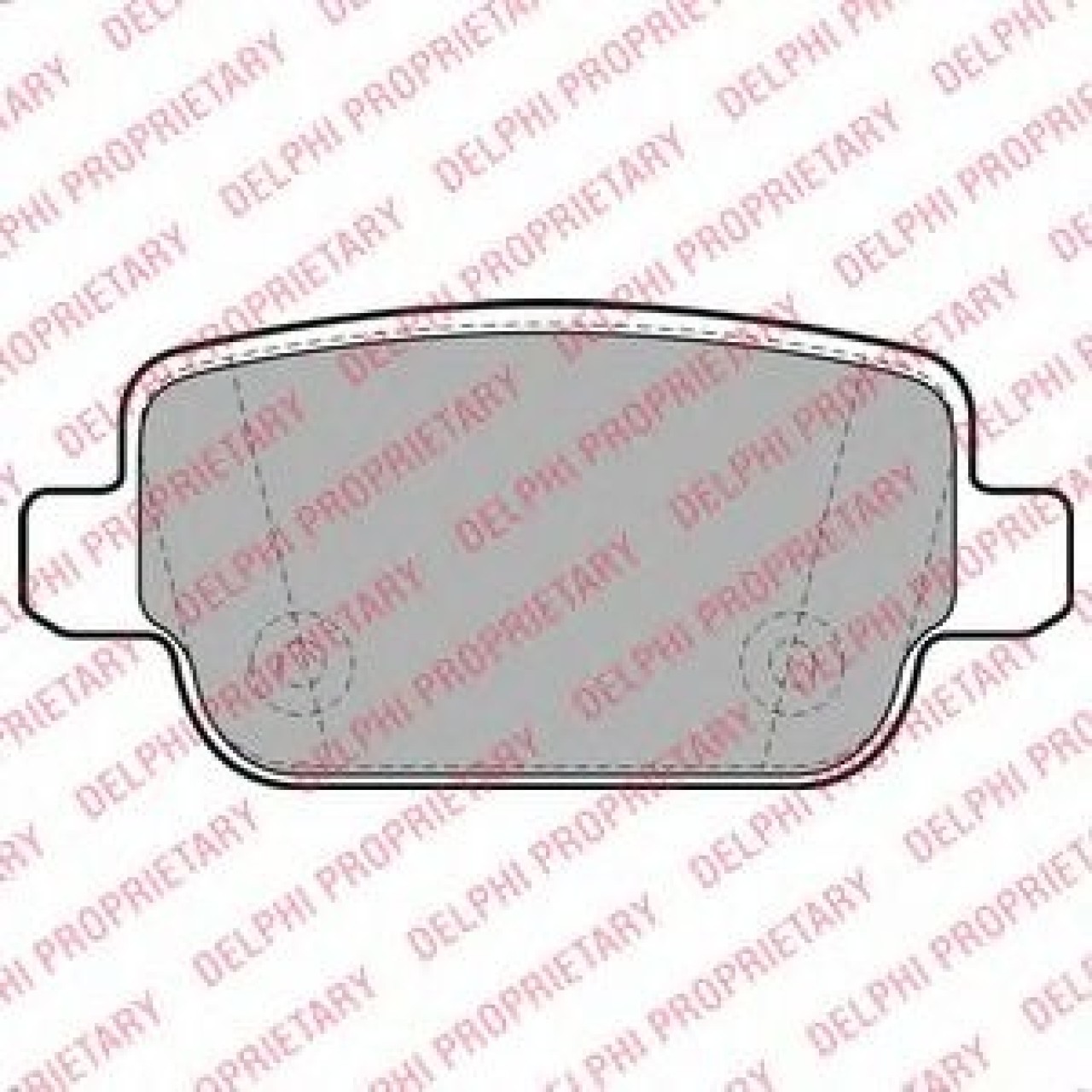 Set placute frana,frana disc VOLVO S80 II (AS) (2006 - 2016) DELPHI LP1969 piesa NOUA