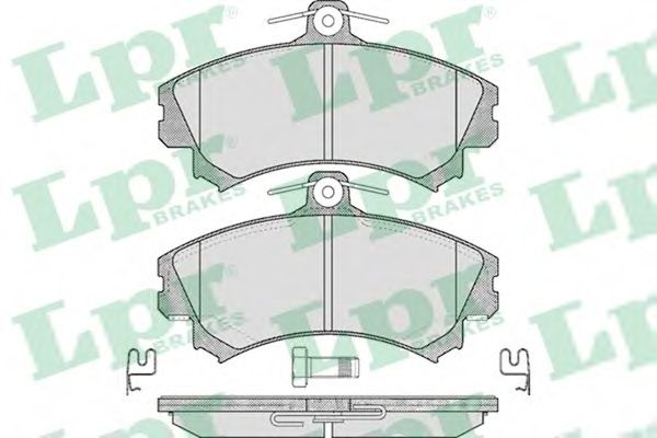 Set placute frana,frana disc VOLVO V40 Combi (VW) (1995 - 2004) LPR 05P615 piesa NOUA