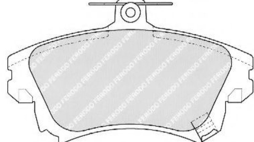 Set placute frana,frana disc VOLVO V40 Combi (VW) (1995 - 2004) FERODO FDB1384 piesa NOUA