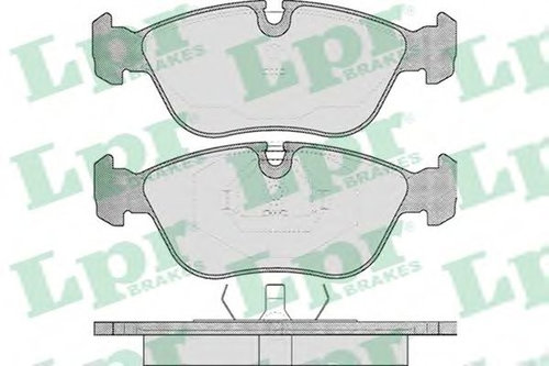 Set placute frana,frana disc VOLVO V70 I (LV) (1996 - 2000) LPR 05P436 piesa NOUA
