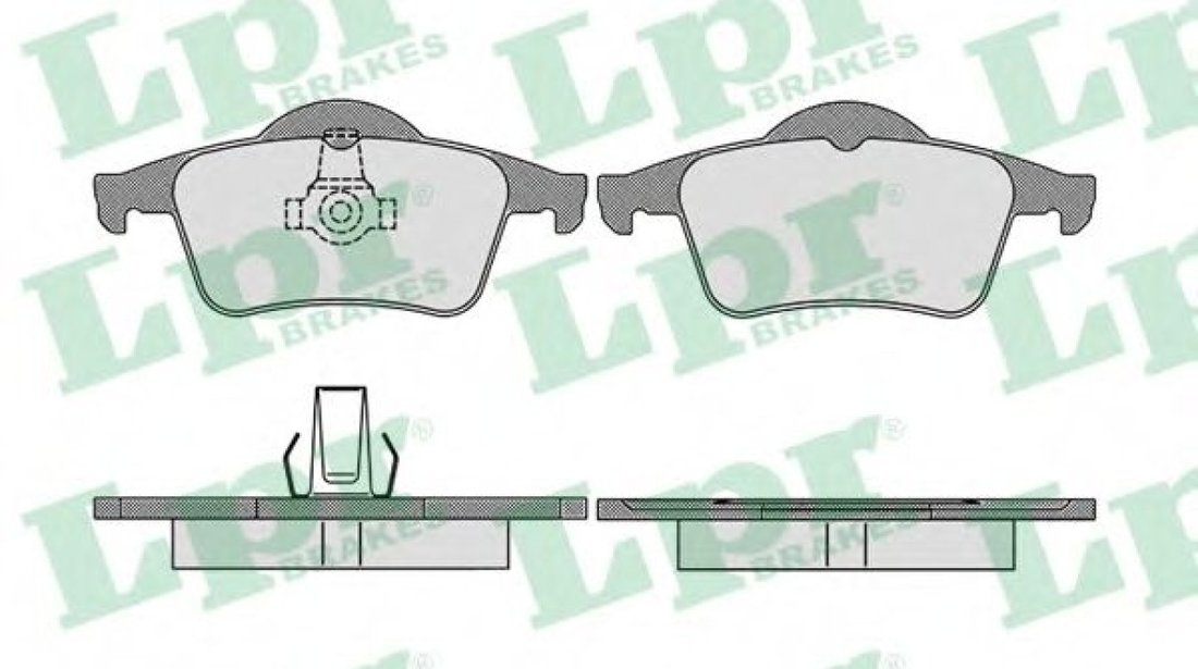 Set placute frana,frana disc VOLVO V70 I (LV) (1996 - 2000) LPR 05P705 piesa NOUA