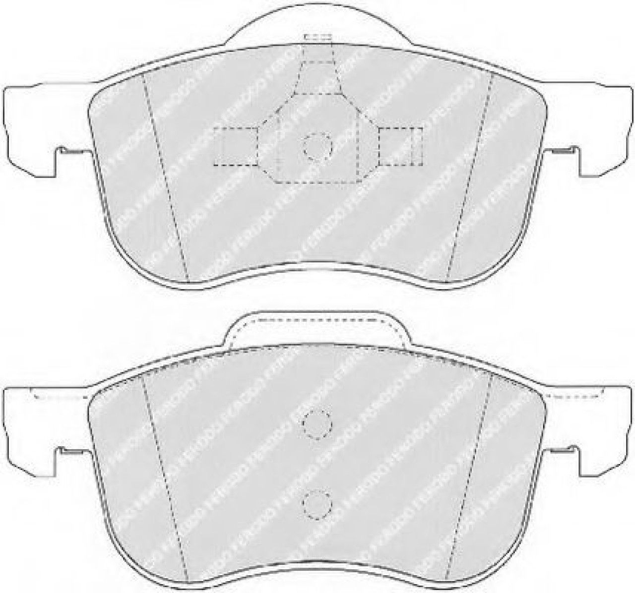 Set placute frana,frana disc VOLVO V70 II (SW) (2000 - 2007) FERODO FDB1382 piesa NOUA