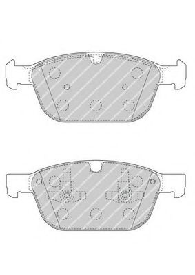 Set placute frana,frana disc VOLVO XC60 (2008 - 2016) FERODO FDB4238 piesa NOUA