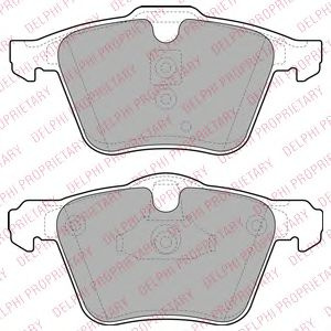 Set placute frana,frana disc VOLVO XC70 II (2007 - 2016) DELPHI LP1968 piesa NOUA