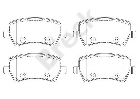 Set placute frana,frana disc VOLVO XC70 II (2007 - 2016) Break 24496 00 702 00 piesa NOUA