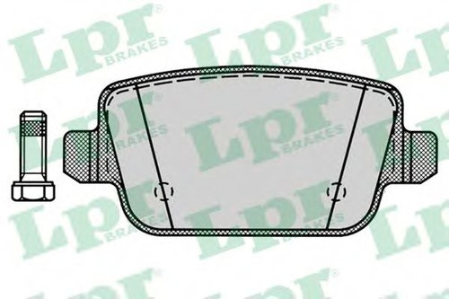 Set placute frana,frana disc VOLVO XC70 II (2007 - 2016) LPR 05P1272 piesa NOUA