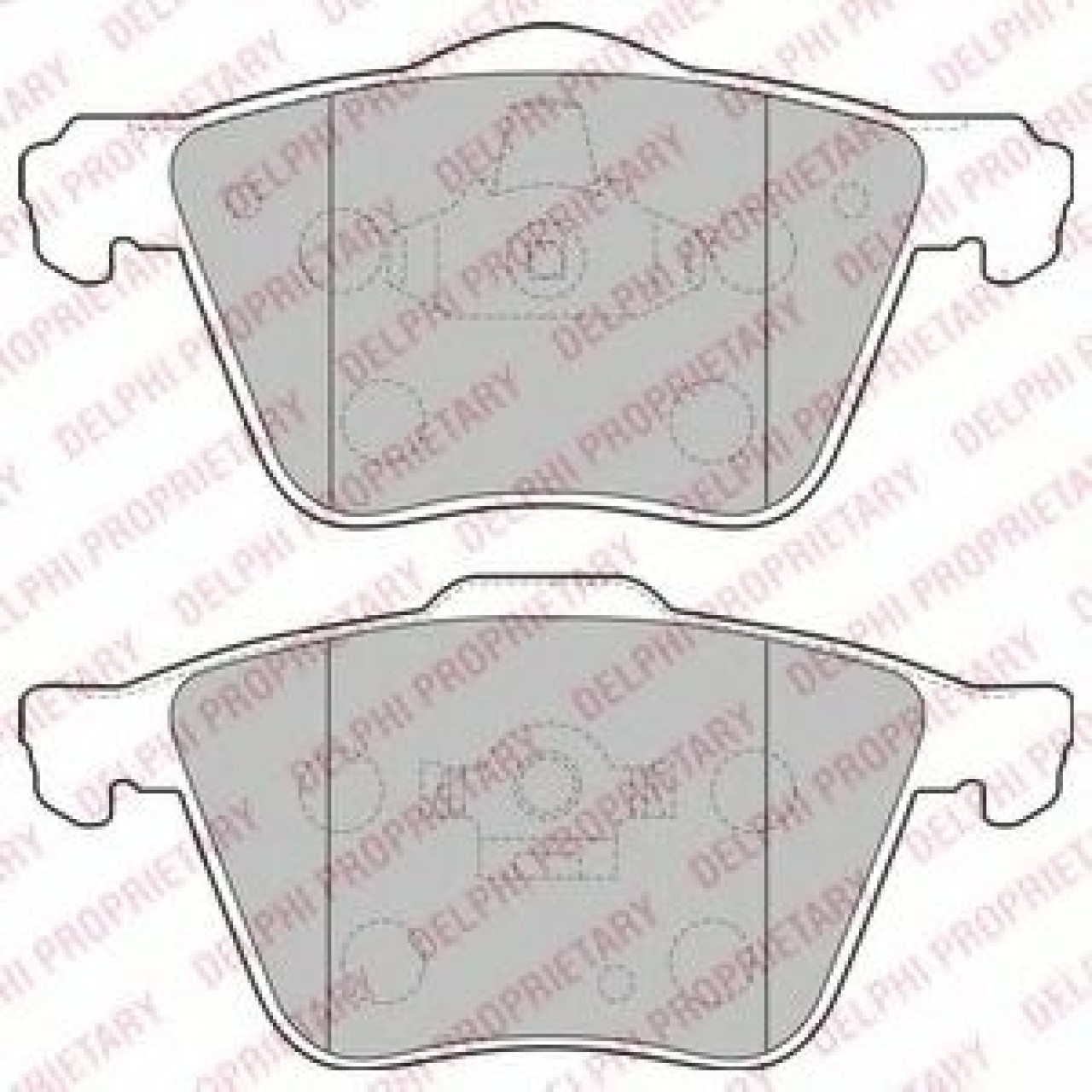Set placute frana,frana disc VOLVO XC90 I (2002 - 2016) DELPHI LP1821 piesa NOUA