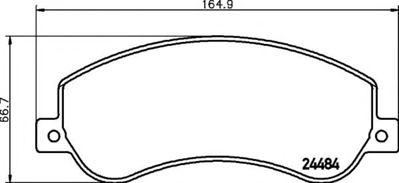 Set placute frana,frana disc VW AMAROK (2H, S1B) (2010 - 2016) TEXTAR 2448404 piesa NOUA