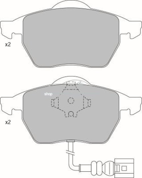 Set placute frana,frana disc VW BORA Combi (1J6) (1999 - 2005) KRIEGER 0950006339 piesa NOUA