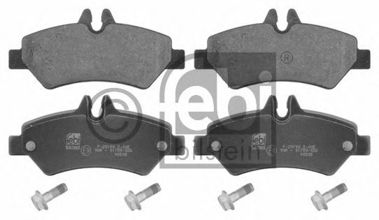 Set placute frana,frana disc VW CRAFTER 30-50 caroserie (2E) (2006 - 2016) FEBI BILSTEIN 16735 piesa NOUA