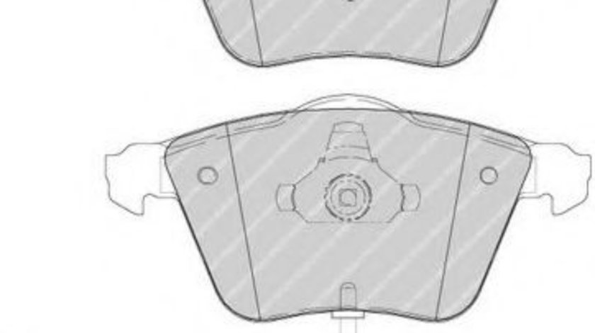 Set placute frana,frana disc VW EOS (1F7, 1F8) (2006 - 2016) FERODO FDB1765 piesa NOUA