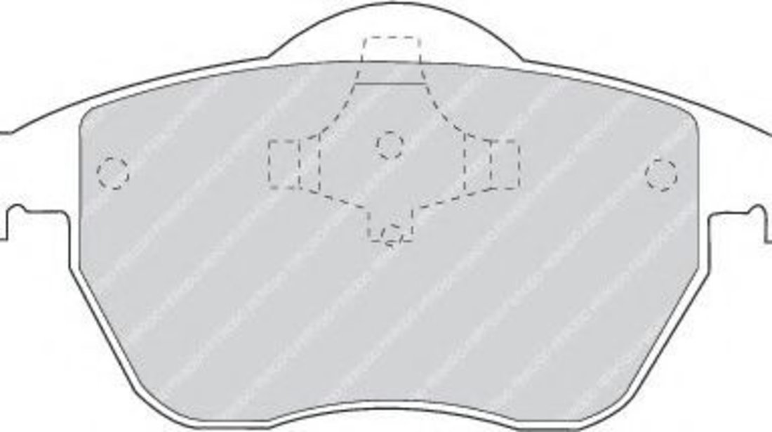 Set placute frana,frana disc VW GOLF III (1H1) (1991 - 1998) FERODO FDB969 piesa NOUA