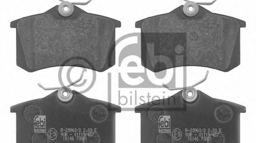 Set placute frana,frana disc VW GOLF III (1H1) (1991 - 1998) FEBI BILSTEIN 16146 piesa NOUA