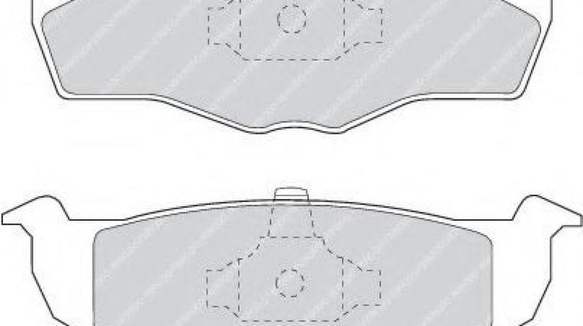 Set placute frana,frana disc VW GOLF III Variant (1H5) (1993 - 1999) FERODO FDB1054 piesa NOUA