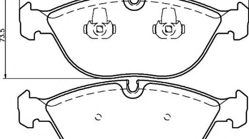 Set placute frana,frana disc VW GOLF IV (1J1) (1997 - 2005) TEXTAR 2148401 piesa NOUA