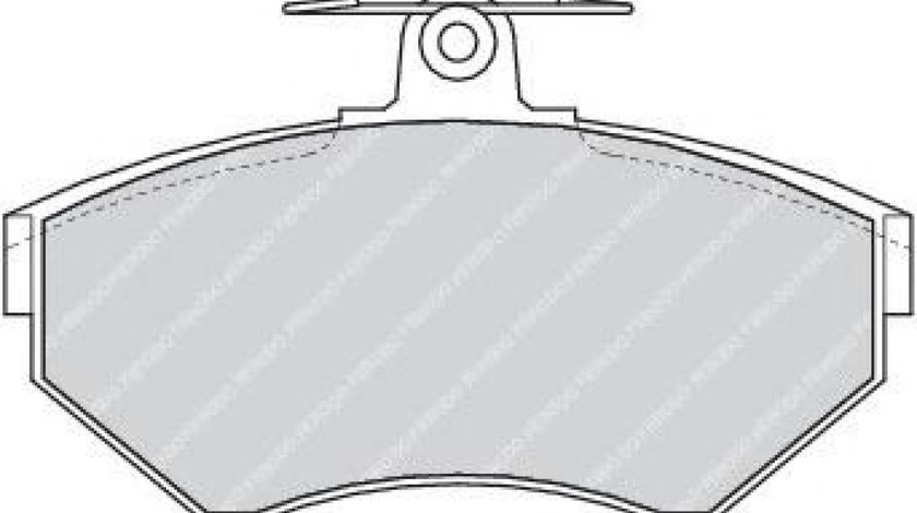Set placute frana,frana disc VW GOLF IV Cabriolet (1E7) (1998 - 2002) FERODO FDB1312 - produs NOU