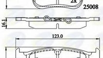 Set placute frana,frana disc VW GOLF SPORTSVAN (AM...