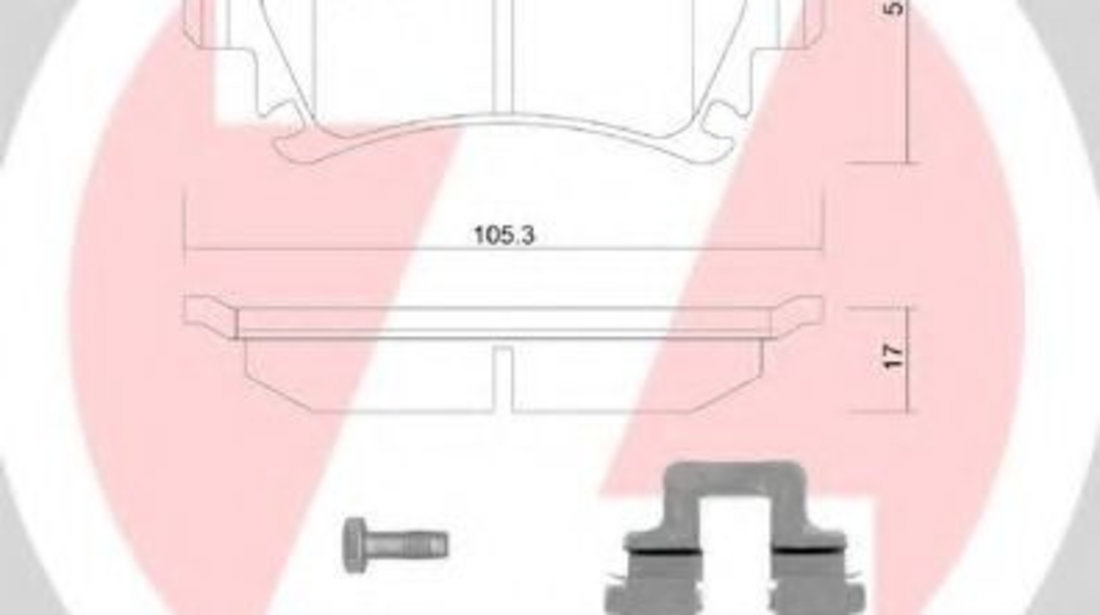 Set placute frana,frana disc VW GOLF VI (5K1) (2008 - 2013) ZIMMERMANN 23914.170.3 piesa NOUA