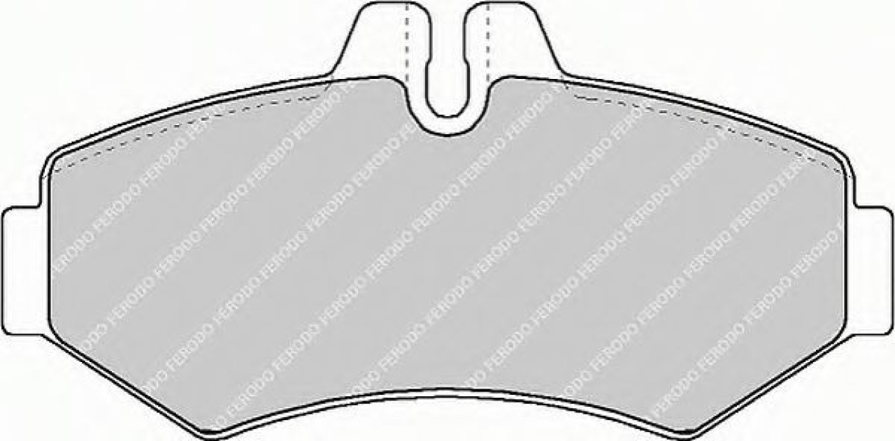 Set placute frana,frana disc VW LT II bus (2DB, 2DE, 2DK) (1996 - 2006) FERODO FVR1306 piesa NOUA