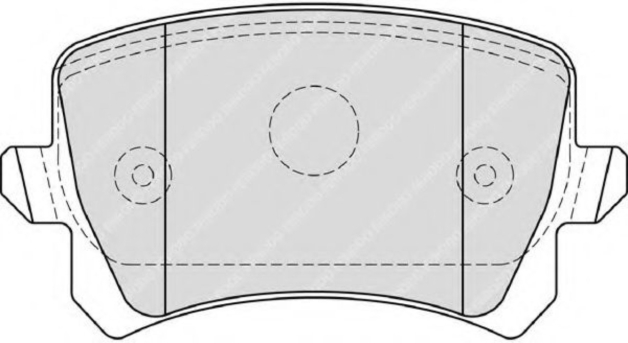 Set placute frana,frana disc VW PASSAT (362) (2010 - 2014) FERODO FDB4192 piesa NOUA