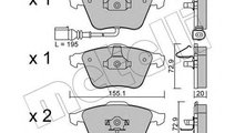 Set placute frana,frana disc VW PASSAT CC (357) (2...