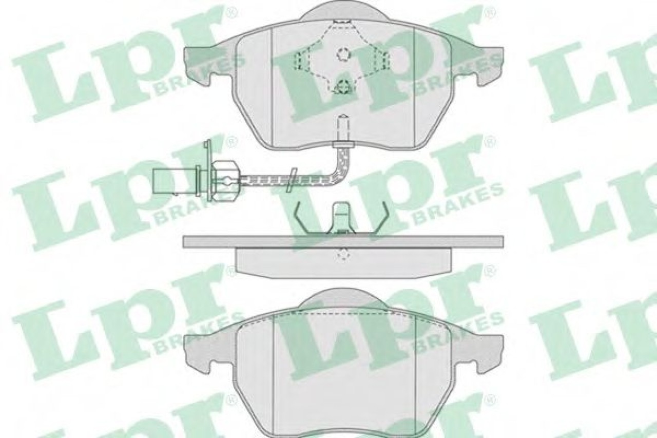 Set placute frana,frana disc VW PASSAT Variant (3B6) (2000 - 2005) LPR 05P790 piesa NOUA