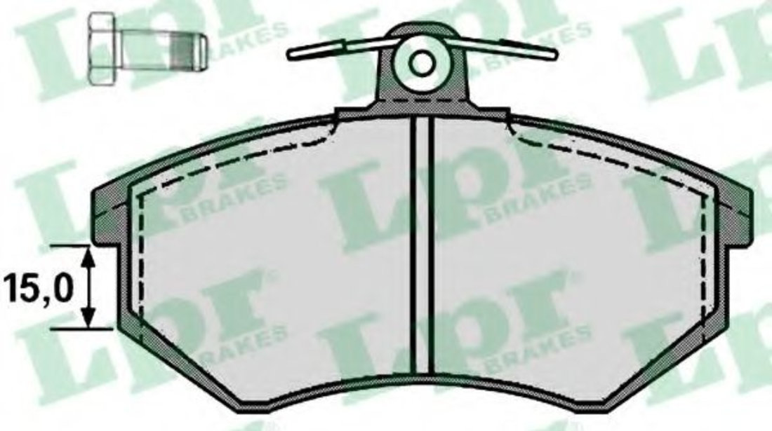 Set placute frana,frana disc VW PASSAT Variant (3A5, 35I) (1988 - 1997) LPR 05P216 piesa NOUA