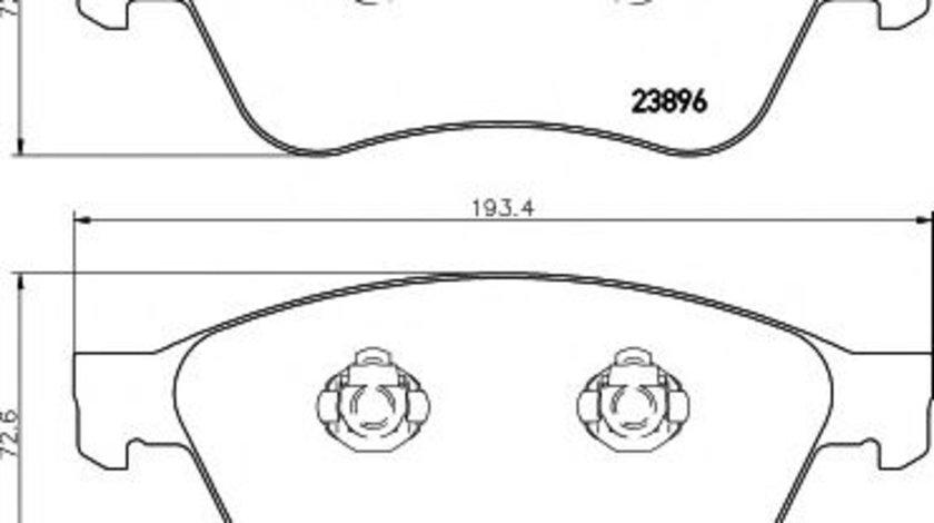 Set placute frana,frana disc VW PHAETON (3D) (2002 - 2016) TEXTAR 2389601 piesa NOUA