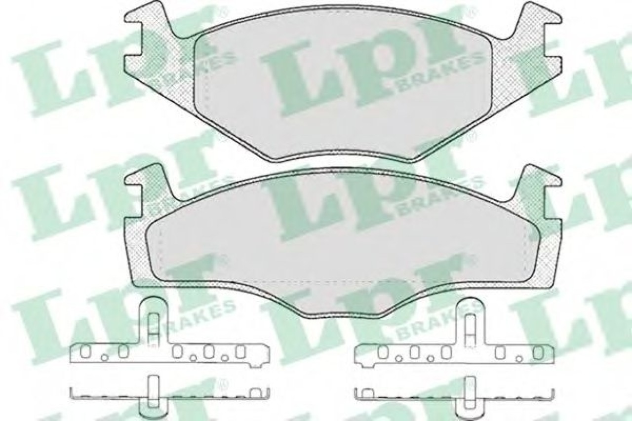 Set placute frana,frana disc VW POLO (6N2) (1999 - 2001) LPR 05P591 piesa NOUA