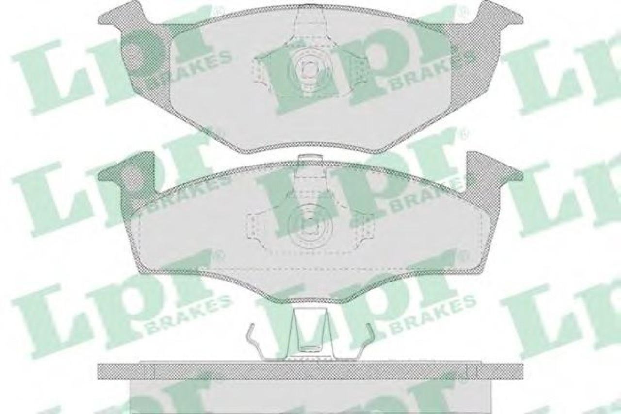 Set placute frana,frana disc VW POLO (6N2) (1999 - 2001) LPR 05P638 piesa NOUA