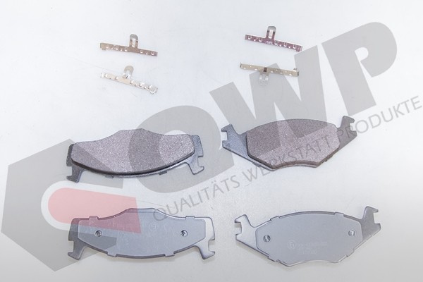 Set placute frana,frana disc VW POLO (6N2) (1999 - 2001) QWP WBP346 piesa NOUA