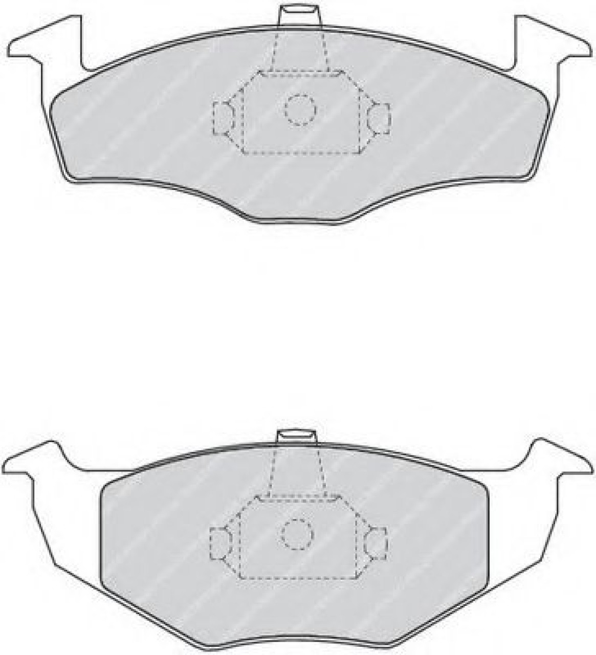 Set placute frana,frana disc VW POLO (9N) (2001 - 2012) FERODO FDB1101 piesa NOUA
