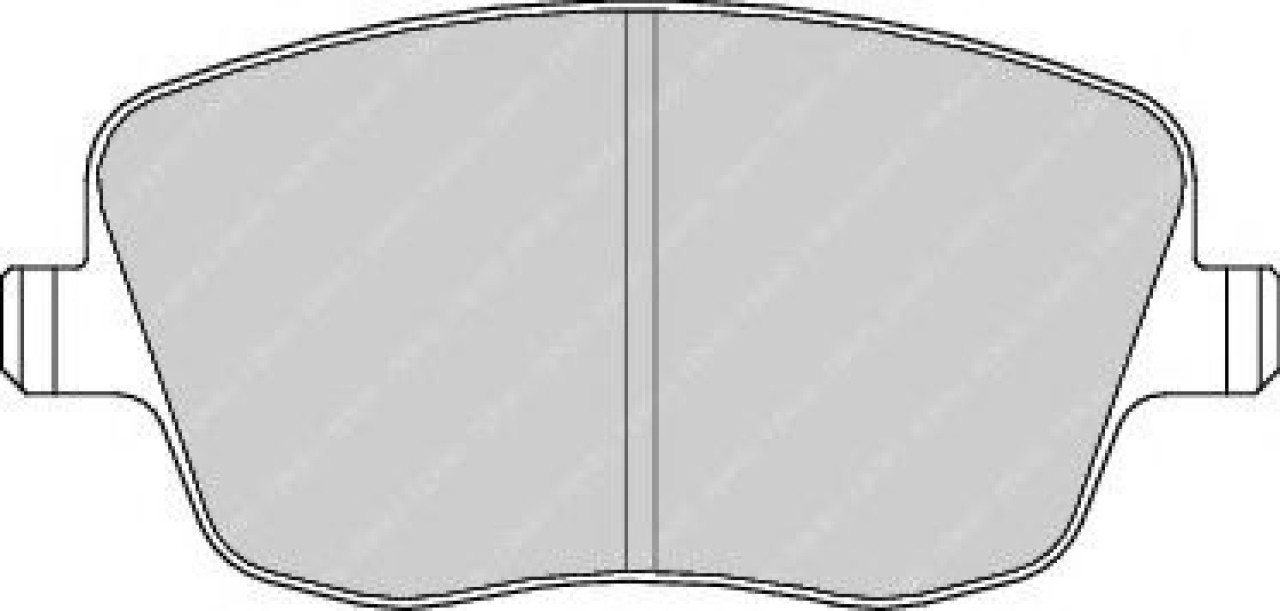 Set placute frana,frana disc VW POLO (9N) (2001 - 2012) FERODO FDB1419 piesa NOUA
