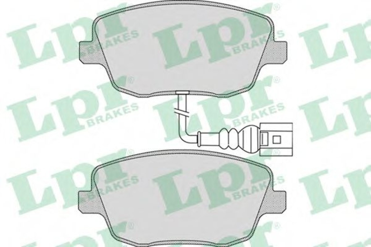 Set placute frana,frana disc VW POLO (9N) (2001 - 2012) LPR 05P973 piesa NOUA