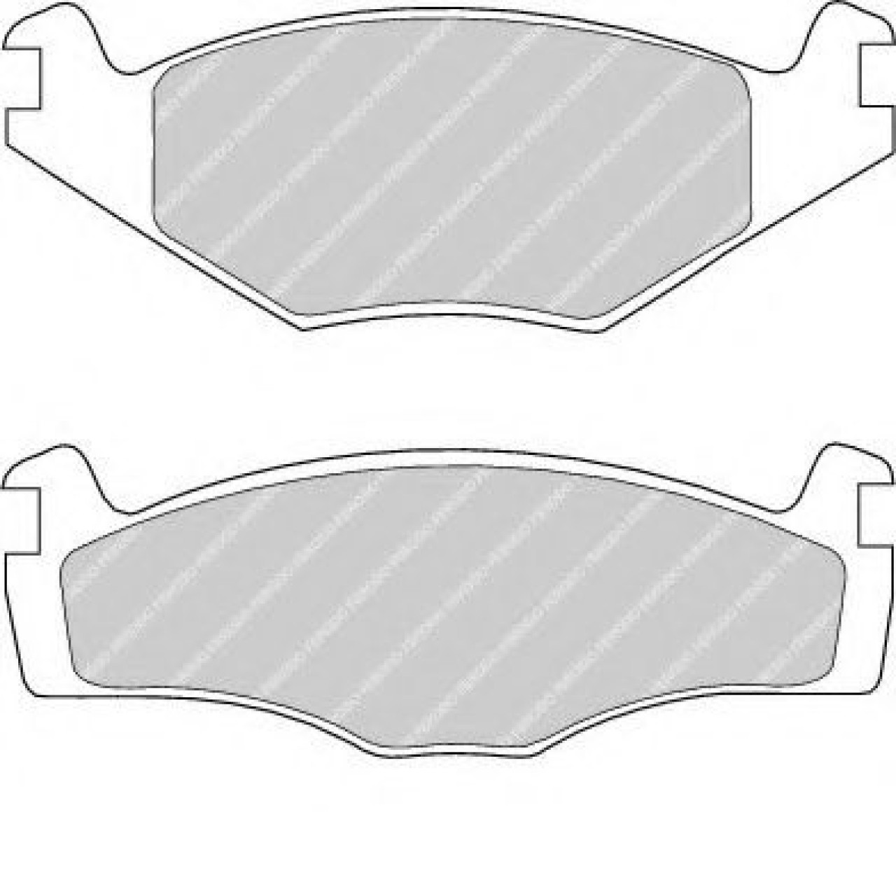 Set placute frana,frana disc VW POLO CLASSIC (6KV2) (1995 - 2006) FERODO FDB419 piesa NOUA
