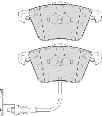Set placute frana,frana disc VW SCIROCCO (137, 138) (2008 - 2016) FERODO FDB4223 piesa NOUA