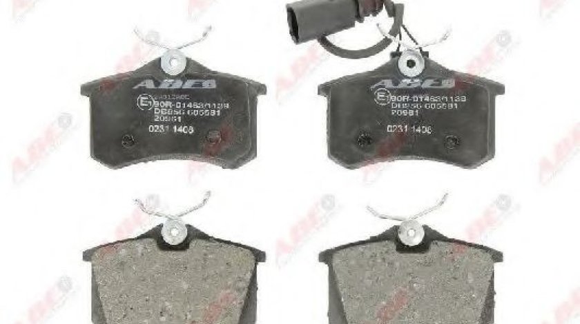 Set placute frana,frana disc VW SHARAN (7M8, 7M9, 7M6) (1995 - 2010) ABE C2W012ABE piesa NOUA