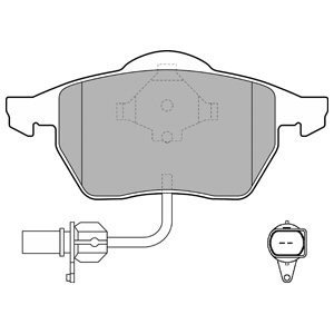 Set placute frana,frana disc VW SHARAN (7M8, 7M9, 7M6) (1995 - 2010) KRIEGER 0950006499 piesa NOUA