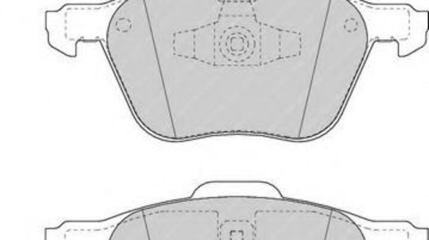 Set placute frana,frana disc VW SHARAN (7M8, 7M9, 7M6) (1995 - 2010) FERODO FDB1497 piesa NOUA