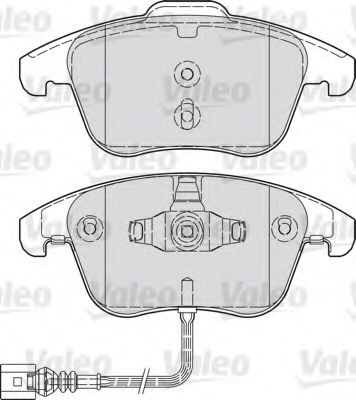 Set placute frana,frana disc VW SHARAN (7N1, 7N2) (2010 - 2016) VALEO 601036 piesa NOUA