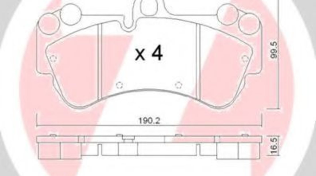 Set placute frana,frana disc VW TOUAREG (7LA, 7L6, 7L7) (2002 - 2010) ZIMMERMANN 23692.165.2 piesa NOUA