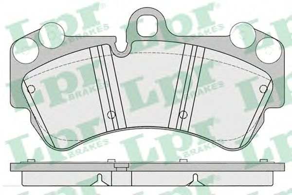 Set placute frana,frana disc VW TOUAREG (7LA, 7L6, 7L7) (2002 - 2010) LPR 05P1226 piesa NOUA