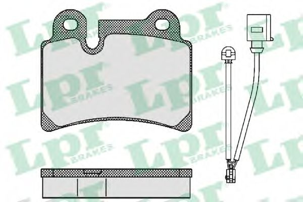 Set placute frana,frana disc VW TOUAREG (7P5) (2010 - 2016) LPR 05P1380 piesa NOUA