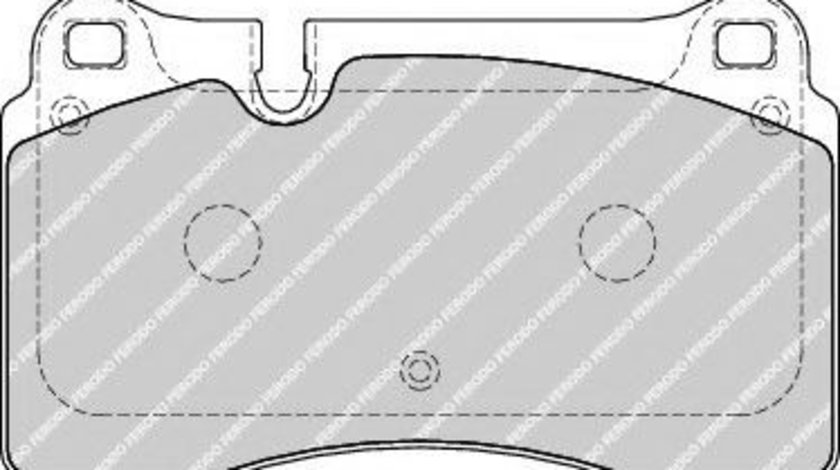 Set placute frana,frana disc VW TOUAREG (7P5) (2010 - 2016) FERODO FDB1877 piesa NOUA